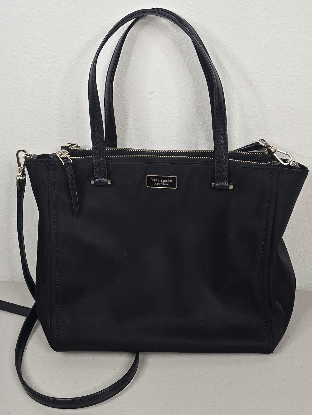 Kate Spade New York Shoulder Bag NICE! Medium Satchel  Crossbody  Sapling